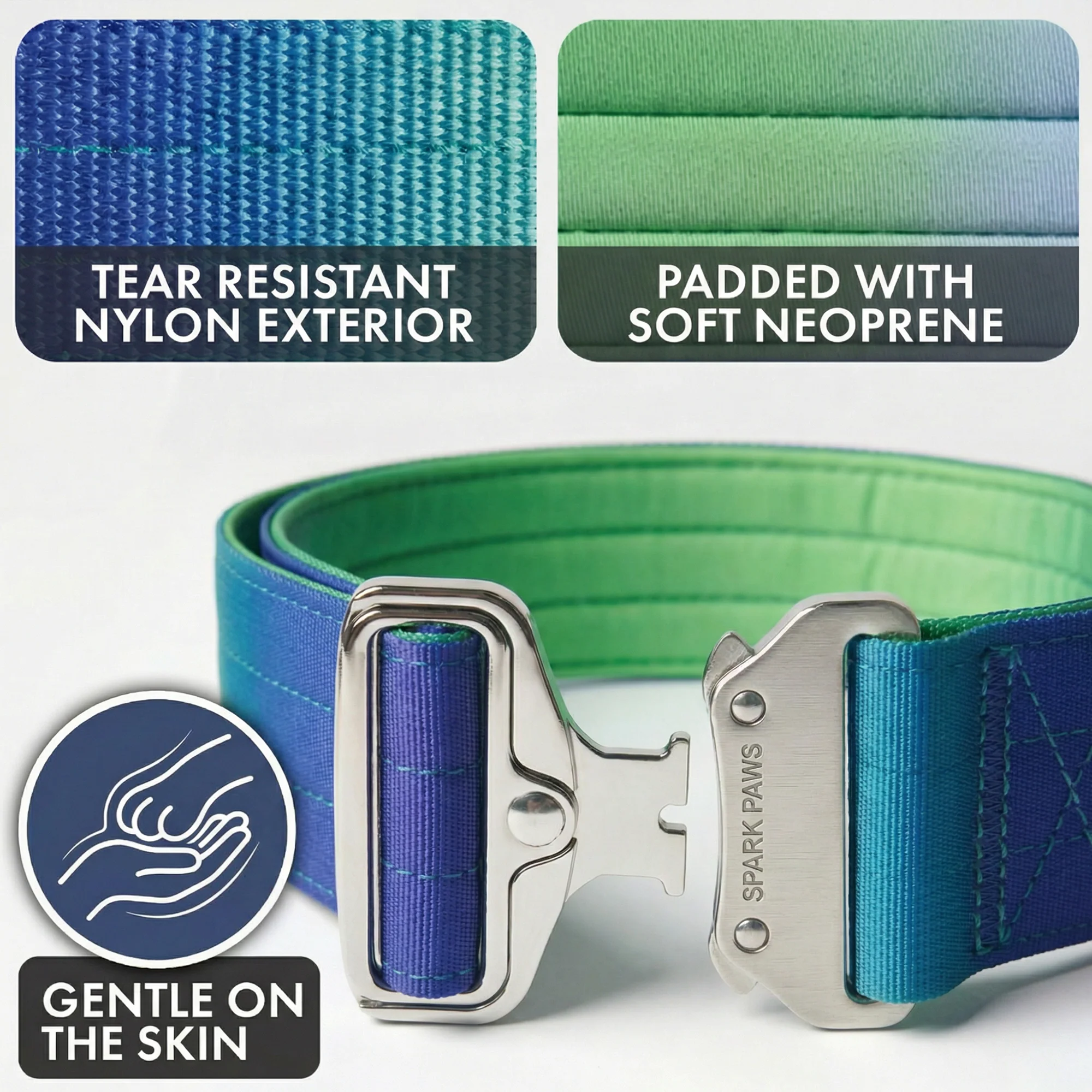 Comfort Control Collar and Multipurpose Leash Set - Lime Wave - Image 5