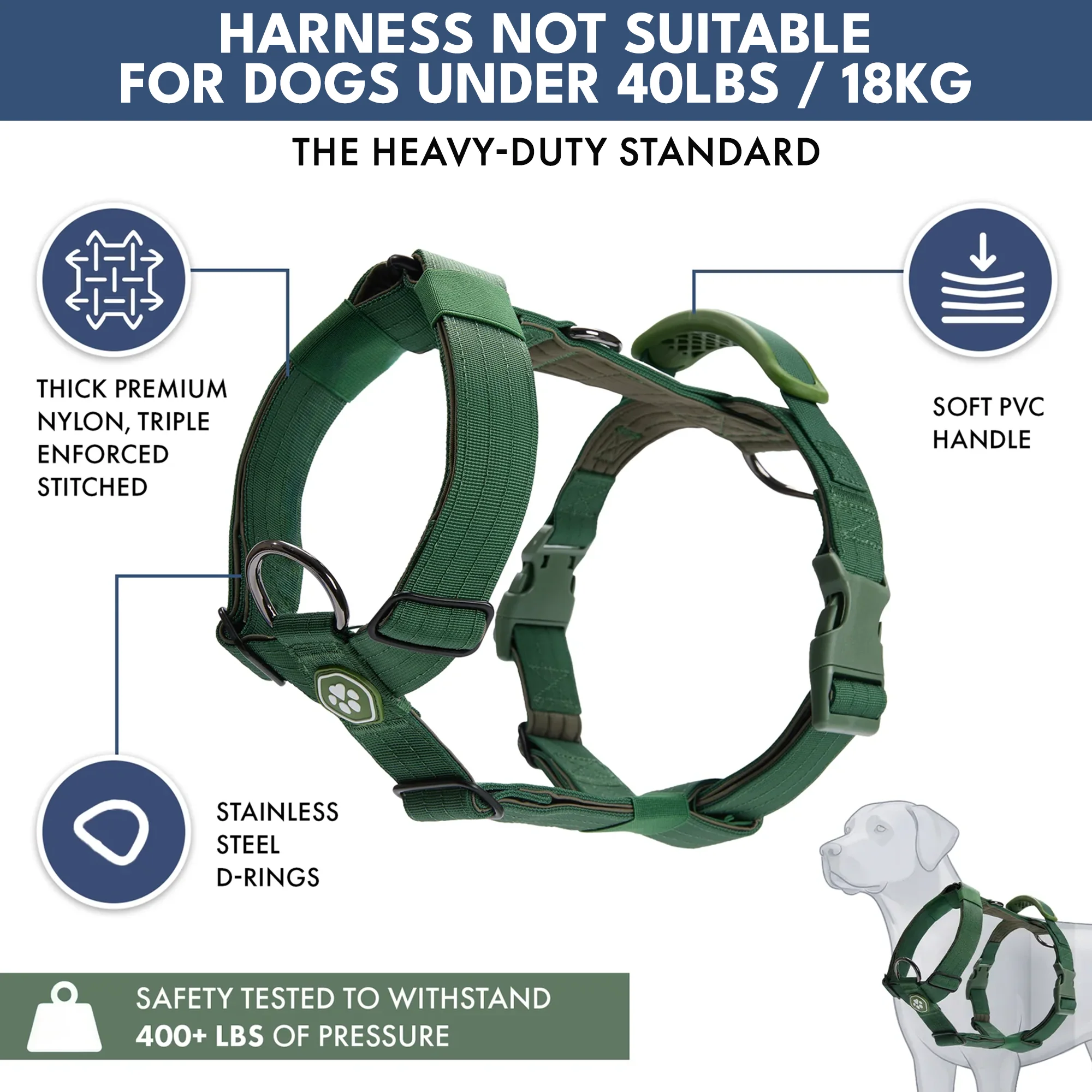 Comfort Control No-Pull Dog Harness and Multipurpose Leash Sets - Image 14