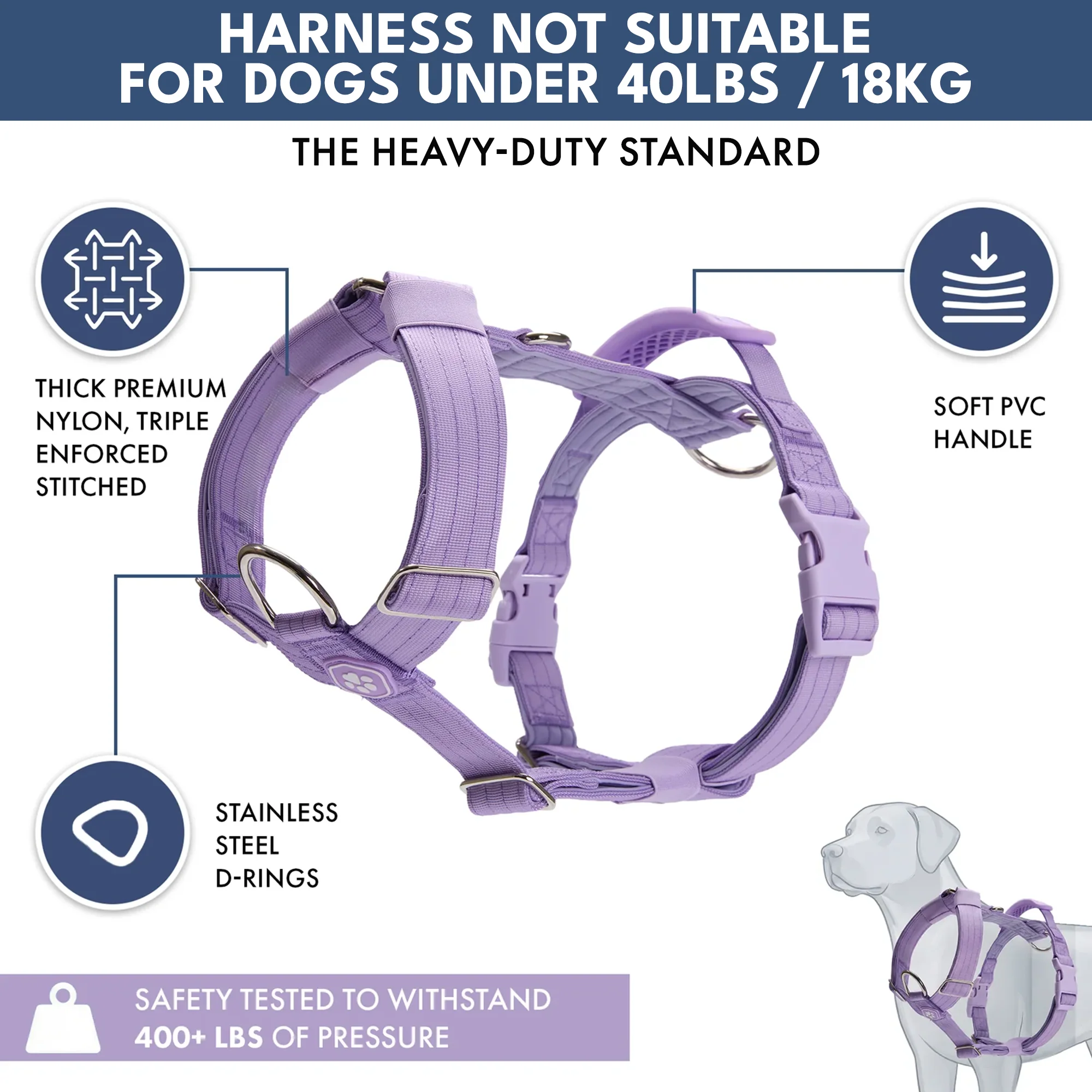 Comfort Control No-Pull Dog Harness and Multipurpose Leash Sets - Image 32