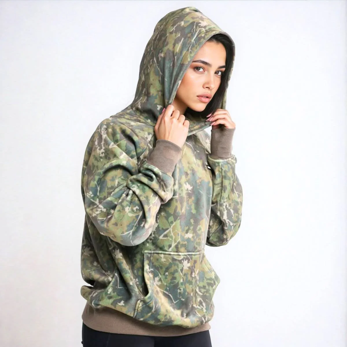 Concrete Wood Human Hoodies - Image 4