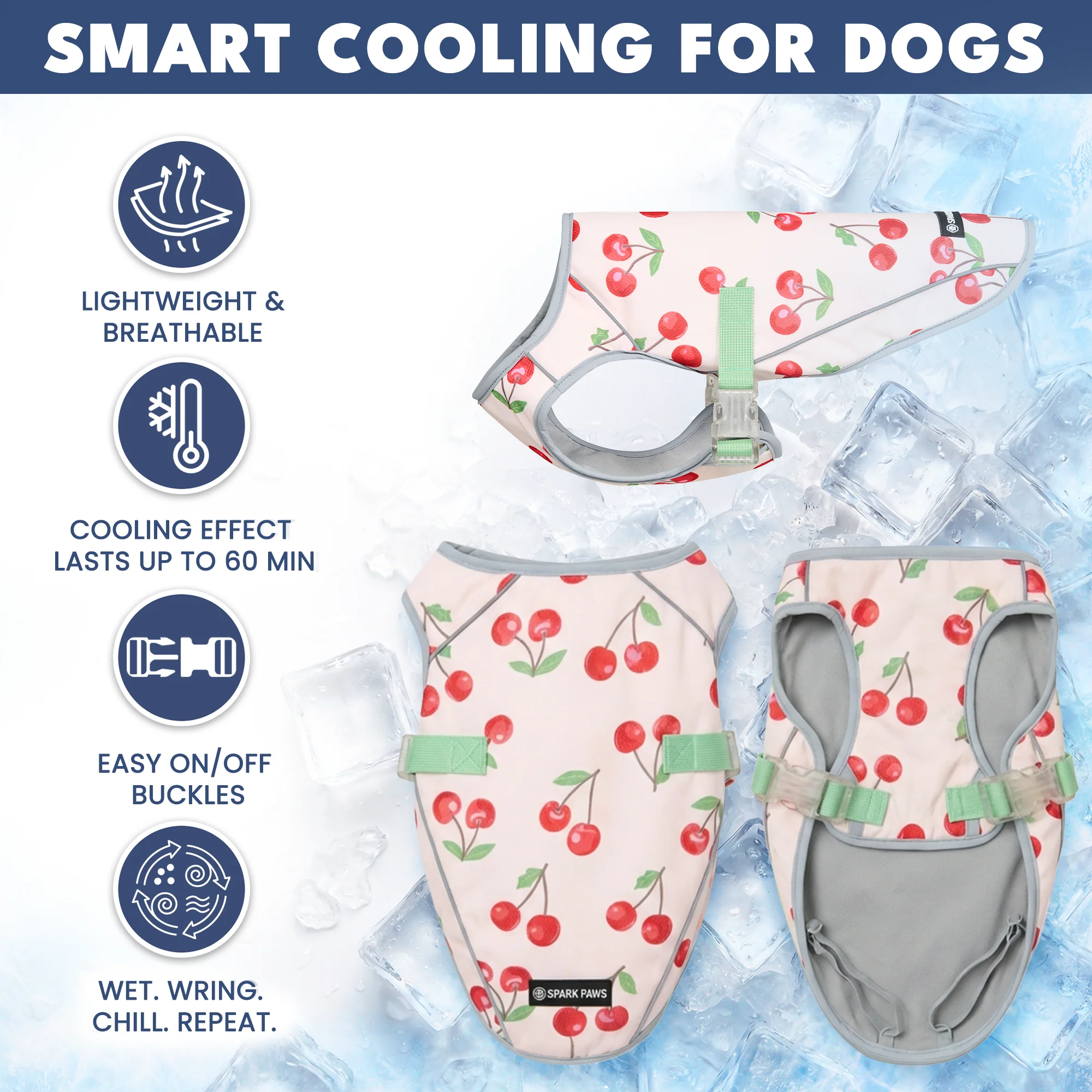 Chilltech™ Dog Cooling Vest 2 Pack - Image 28