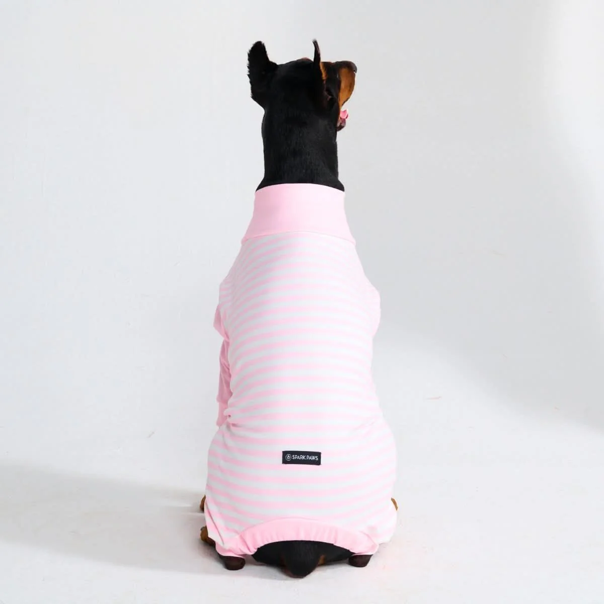 Dog Pajama - Pink Stripes - Image 2