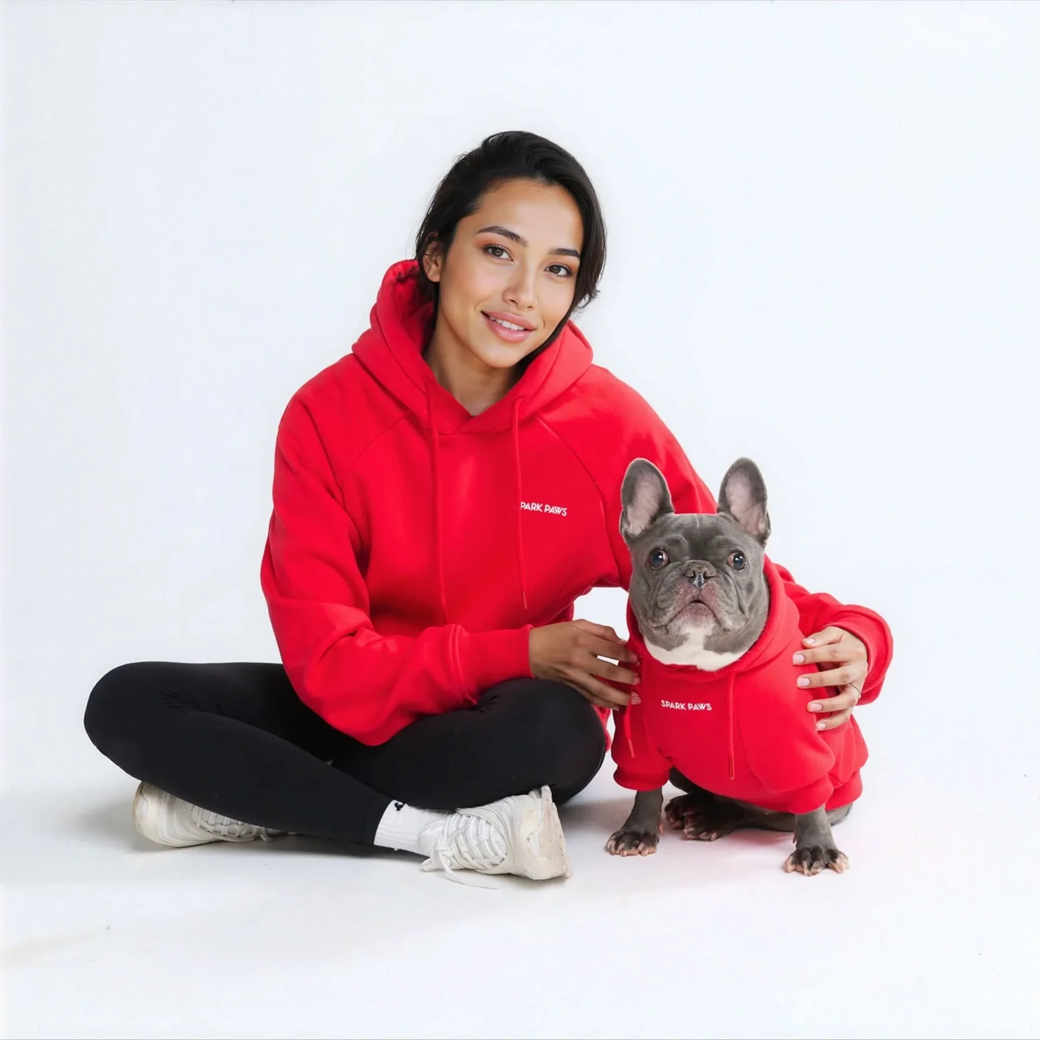Essential Dog Hoodie - Crimson Red - Image 11