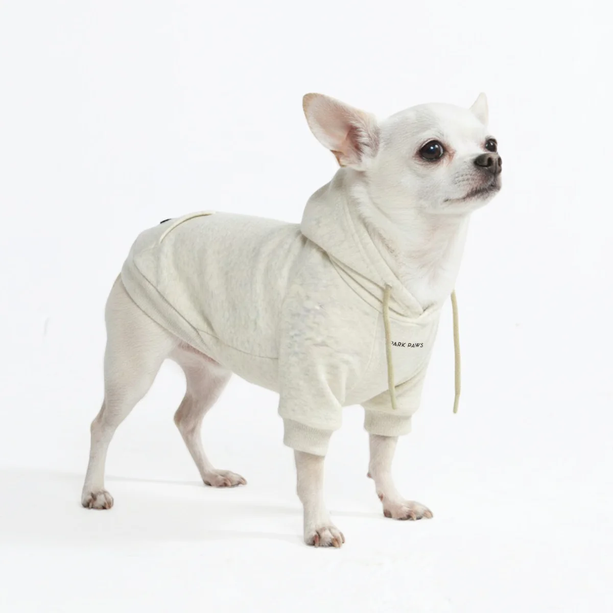 Essential Dog Hoodie - Oatmeal Heather - Image 2