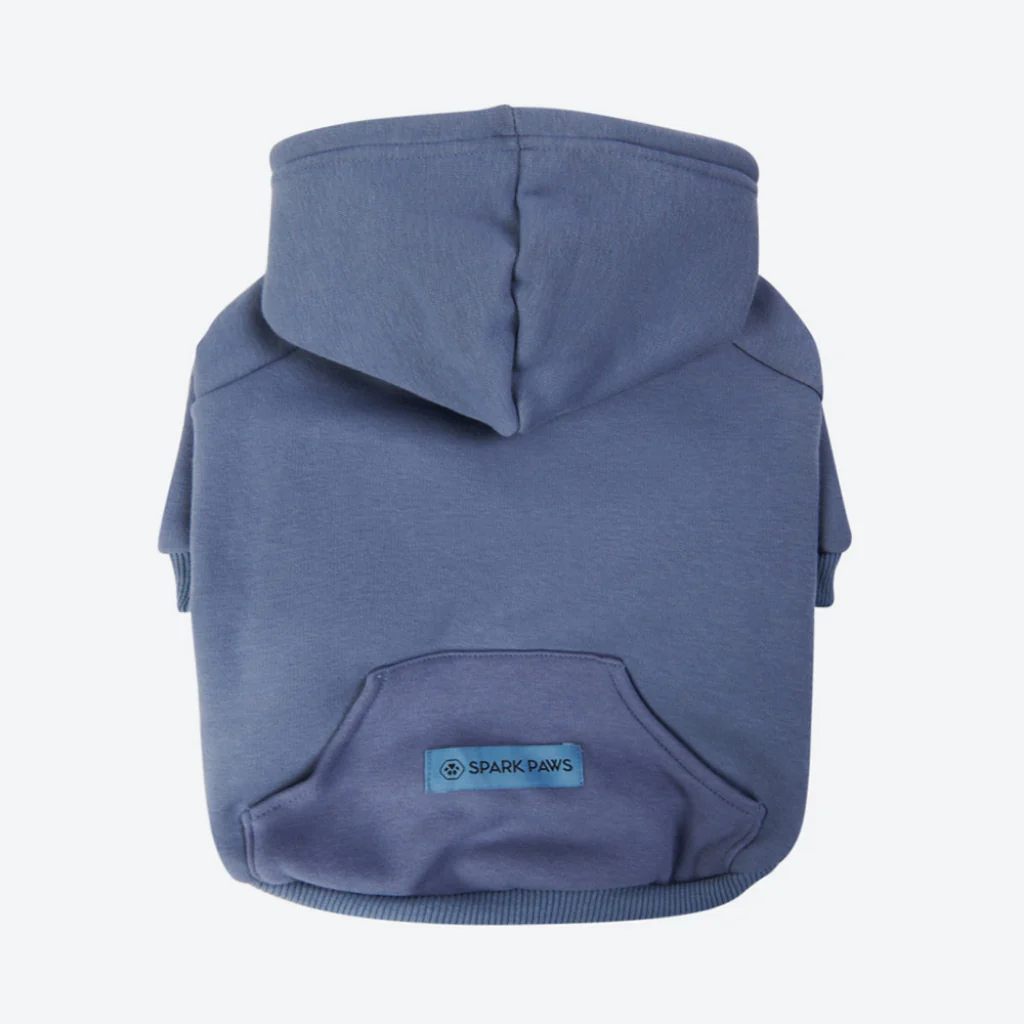 Essential Dog Hoodie - Slate Blue - Image 8
