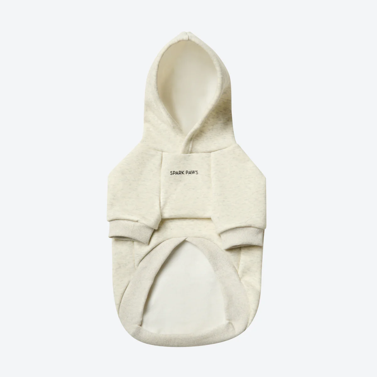 Essential Dog Hoodie - Oatmeal Heather - Image 7