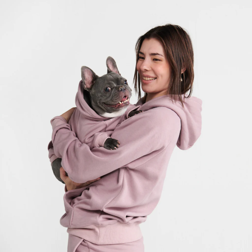 Essential Dog Hoodie - Purple Taupe - Image 10