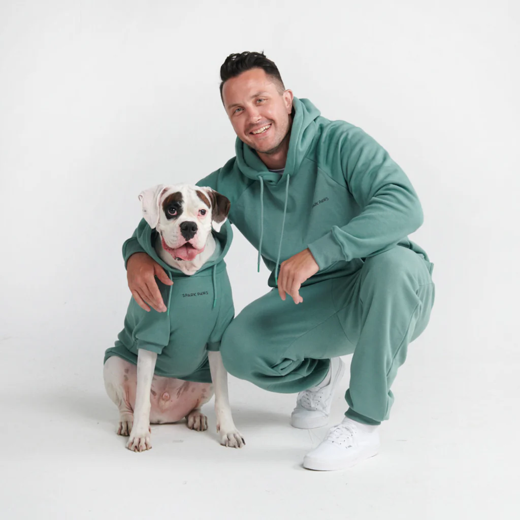 Essential Dog Hoodie - Teal - Image 11