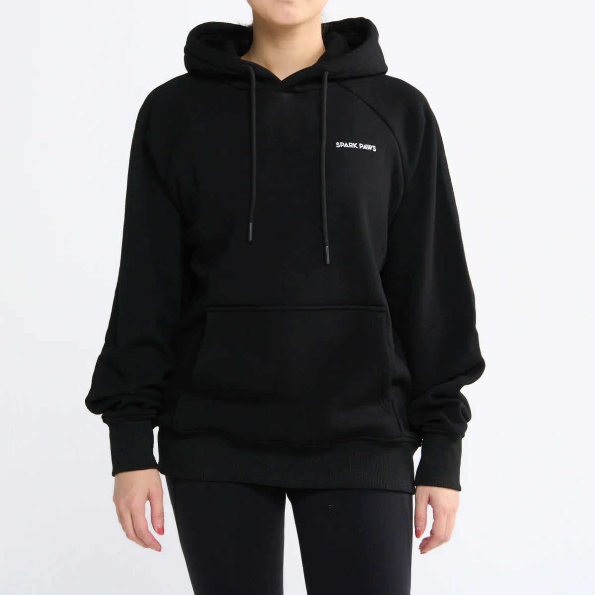Essential Human Hoodie - Black - Image 2