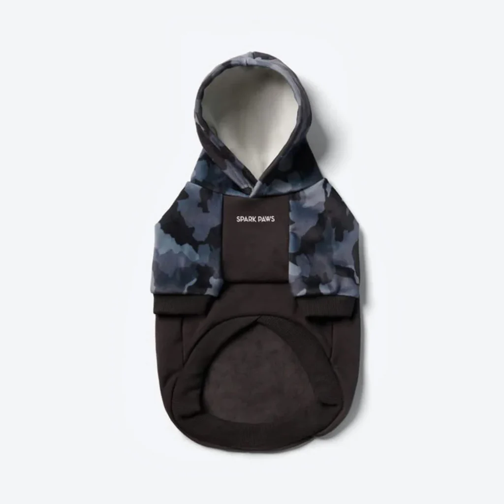 Grey Camo Dog Hoodie - Image 7