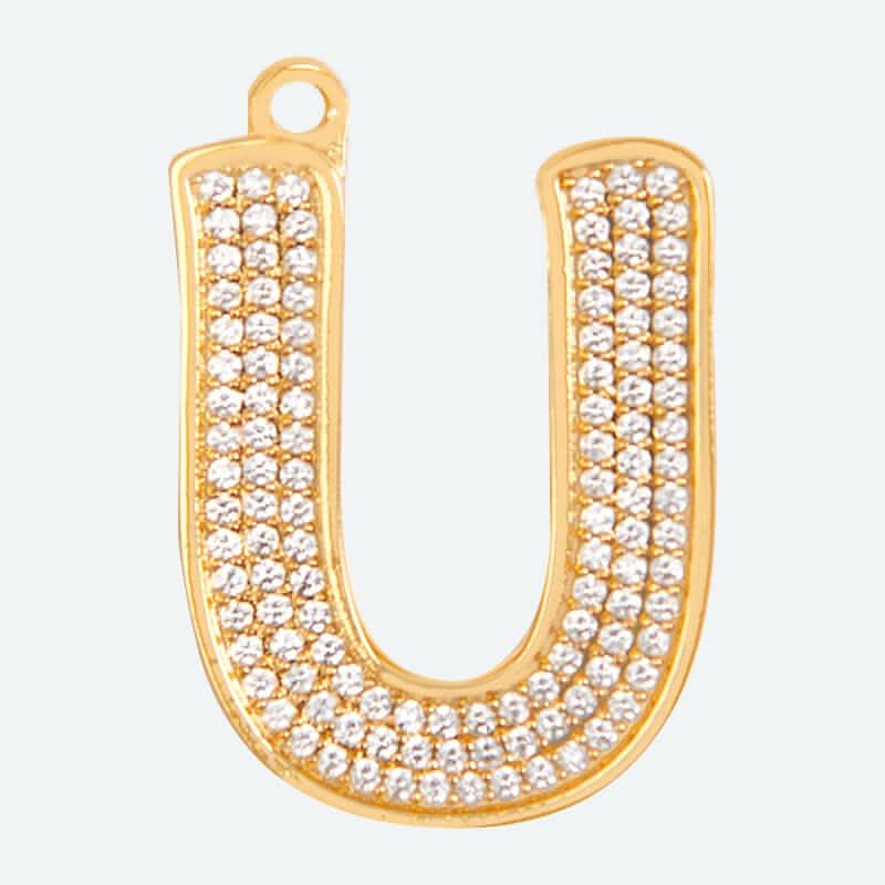 Initial Letter Jewelry Tag - U - Image 2