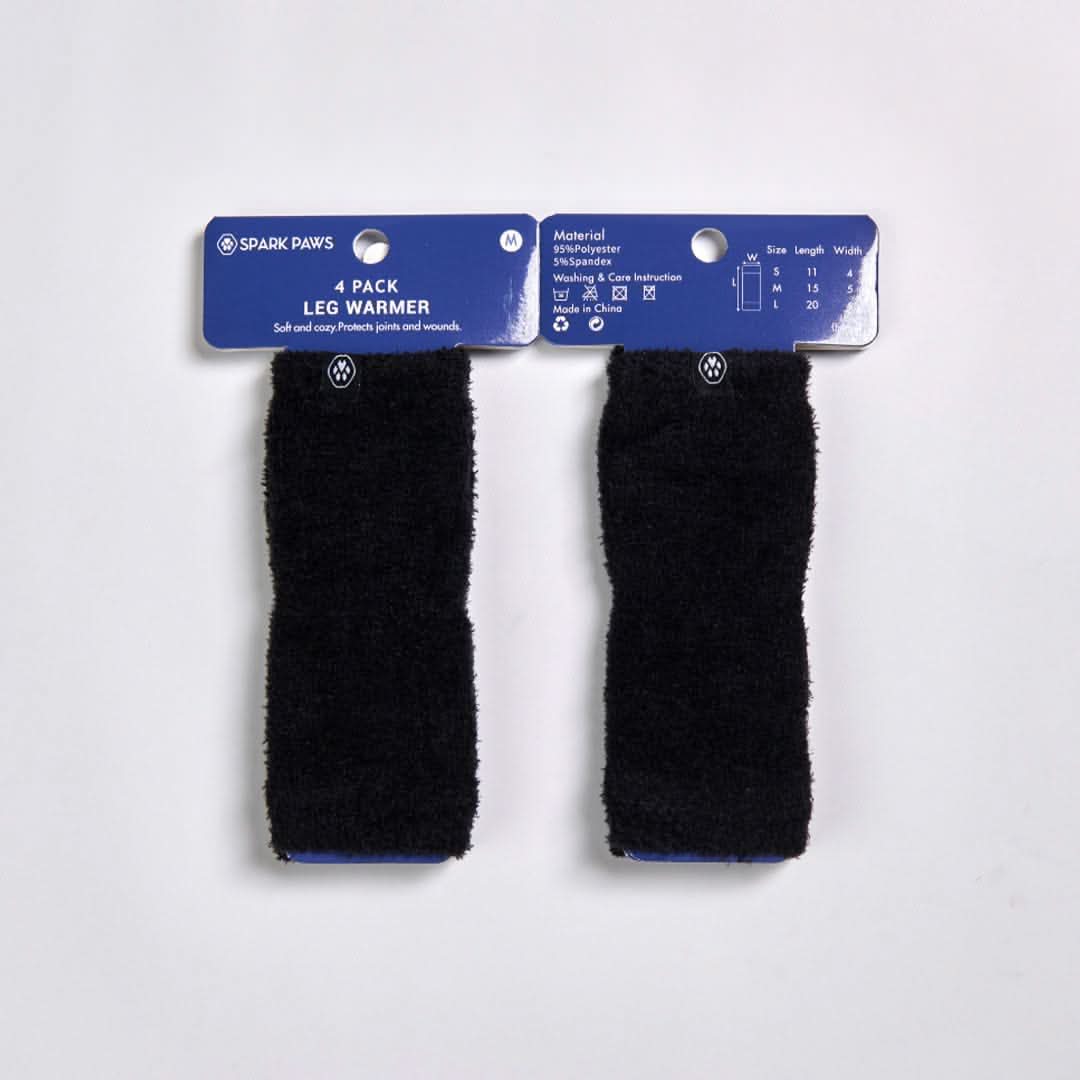 Leg Warmer and Earmuff Protector Set - Black - Image 4