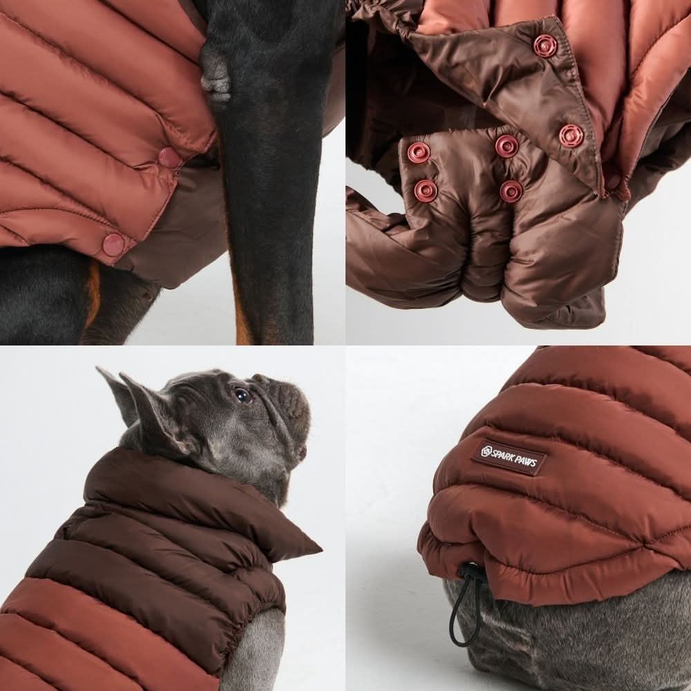 PuffShield Winter Jacket - Brown - Image 7