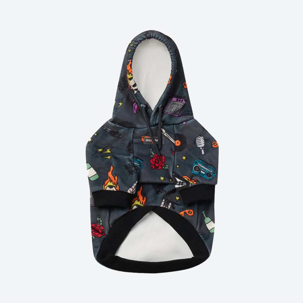 Rock and Roll Dog Hoodie - Image 9