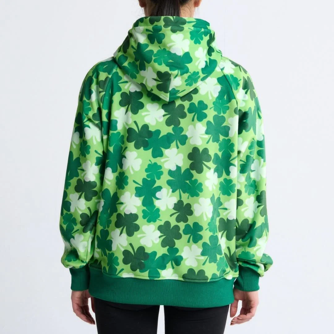 St. Paddy's Human Hoodie - Shamrocks (Limited Edition) - Image 3