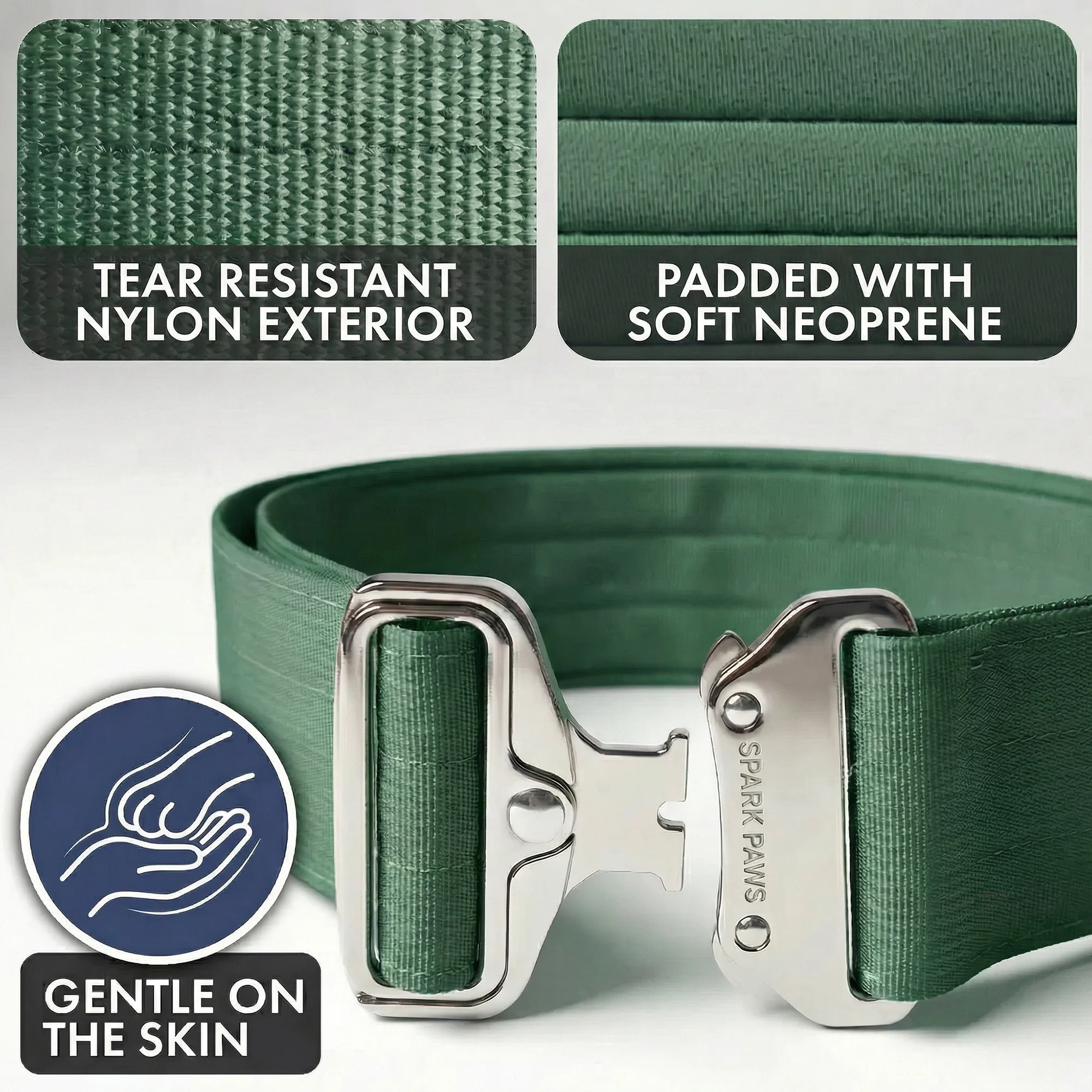 Comfort Control Collar Set - Army Green - Image 5