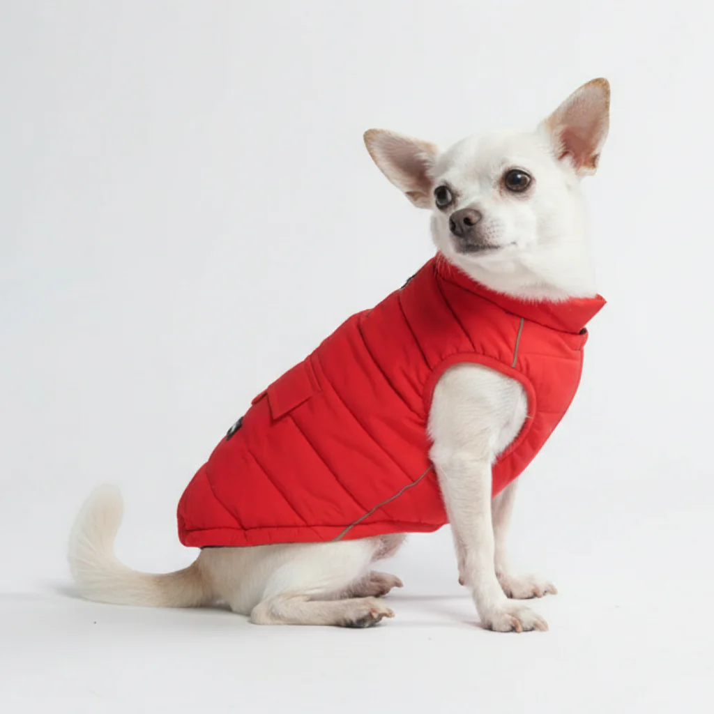 WarmShield Water-Resistant Jacket - Red - Image 3