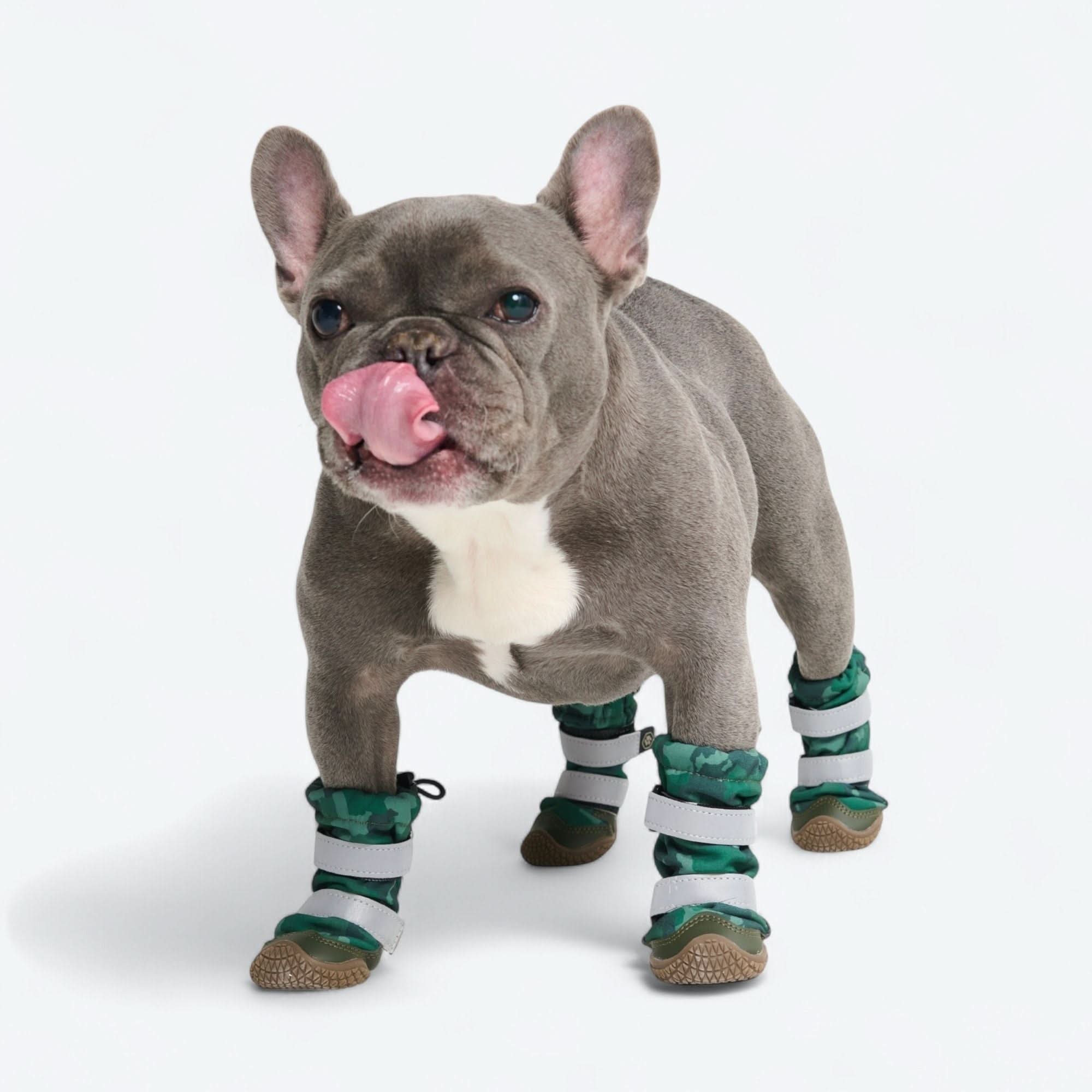 Dog Rainboots, Waterproof Dog Shoes - Green Camo - Image 7