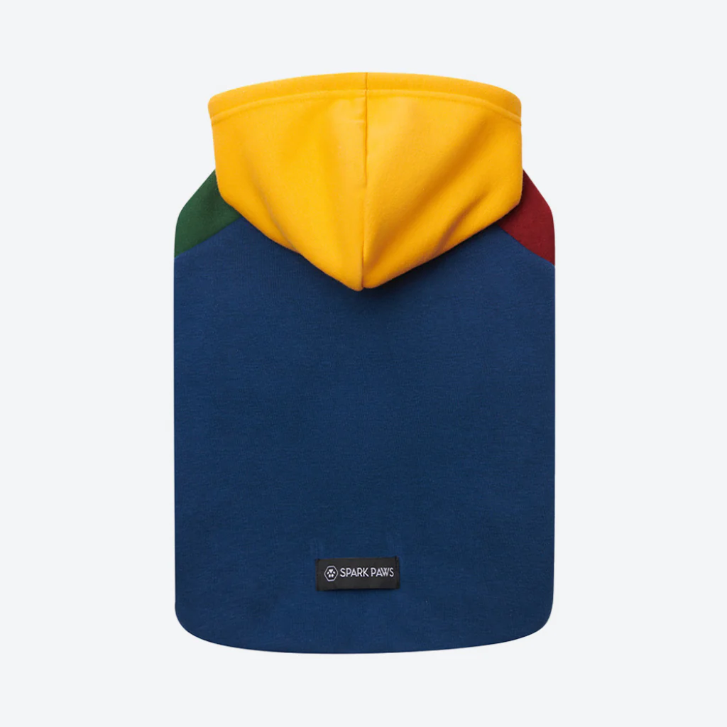 Primary Color Block Dog Hoodie - Image 8